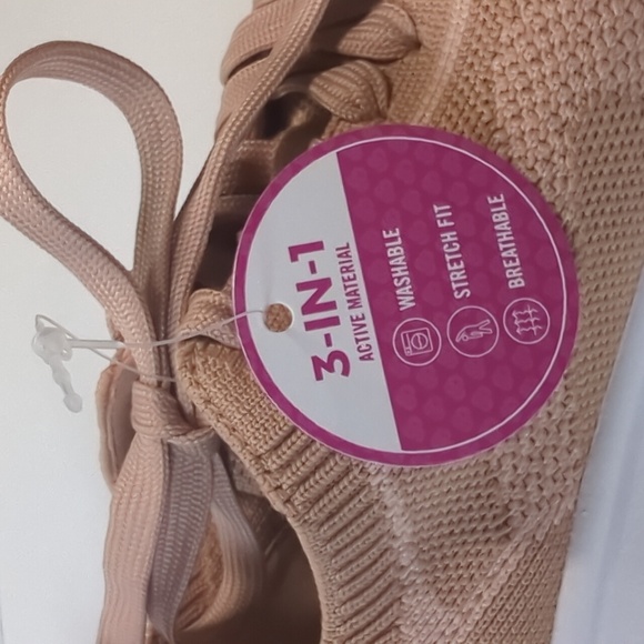 Clarks Cloudsteppers Circuit Tie Pale Peach Sneakers Size 7.5 - Picture 11 of 12